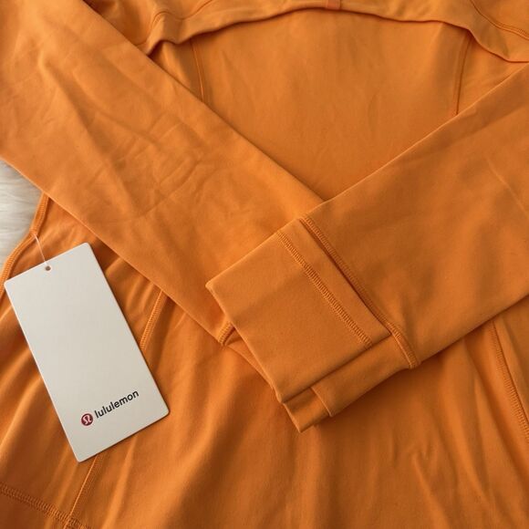 Lululemon Define Jacket Women’s 12 Luon Tiger Orange Full Zip Yoga Gym Athletic - Picture 12 of 12